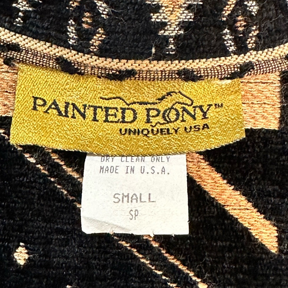 Painted Pony Patterned Tapestry Jacket - image 4